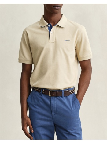 gant μπλουζα κμ reg contrast pique ss polo 3g2062026-200