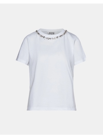 silvian heach t-shirt chail gpp26449ts-white white