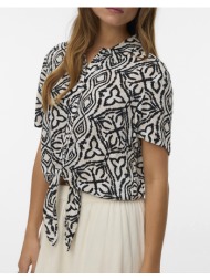 vero moda vmmenny tie ss shirt wvn boo 10303694-birchcamille multi