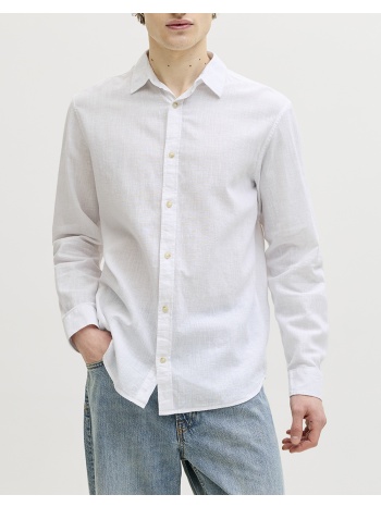 jack&jones jjesummer linen blend shirt l/s sn