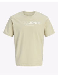 jack&jones jprblaneo ss tee fst 12298018-alfalfa biege