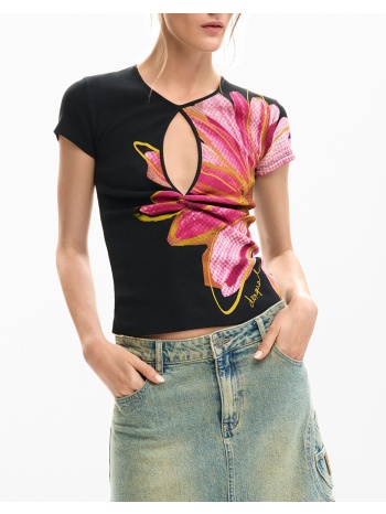 desigual ts_dublin μπλουζα γυναικειο 26swtk05-2000 black