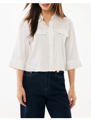 mexx boxy poplin blouse mf006102861w-110601 white