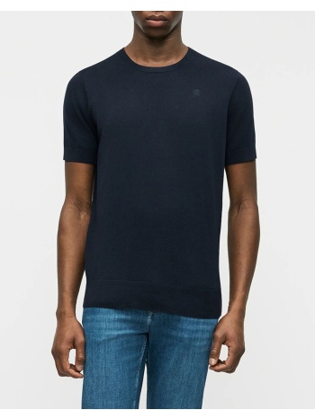 karl lagerfeld knit crewneck 1/2 655087-562398-690 darkblue