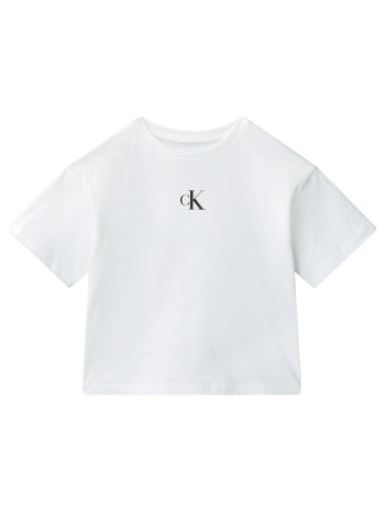 calvin klein jeans ck logo boxy t-shirt