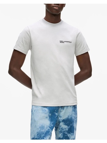 karl lagerfeld jeans klj slim ss tee a1m17003-1ib offwhite