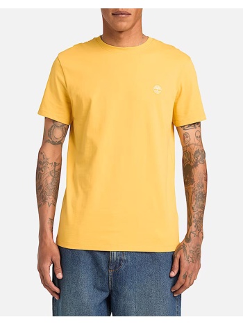 timberland sun river crew t shirt tb0a2bpr-714 mustard