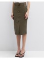 toi&moi φουστα 10-4002-126-334 khaki