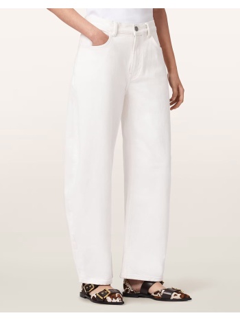 all saints sadie barrel jean w016ee-ecru white offwhite