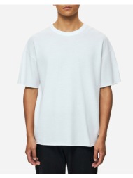dirty laundry piquet t-shirt with raw edges dlmt000606-white white