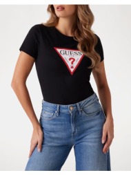 guess ss cn original tee μπλουζα γυναικειο w1yi1bi3z14-jblk black