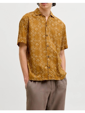 jack&jones jprblulyon print dobby s/s shirt sn