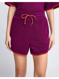 funky buddha shorts fbl013-106-03-grape juice darkpurple