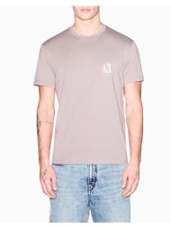 armani exchange t-shirt xm000365af12308-u6107 biege