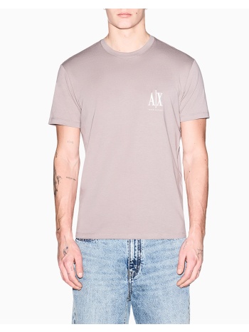 armani exchange t-shirt xm000365af12308-u6107 biege