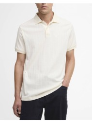 barbour μπλουζα polo mml1531-brwh32.1 offwhite