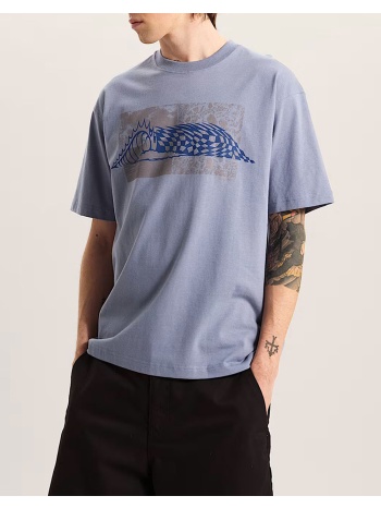 vans wave check ss tee vn000tqefoi1-vnfoi mixed