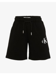 calvin klein jeans mono logo relaxed shorts lv1cksjc51-8y-16y-beh black