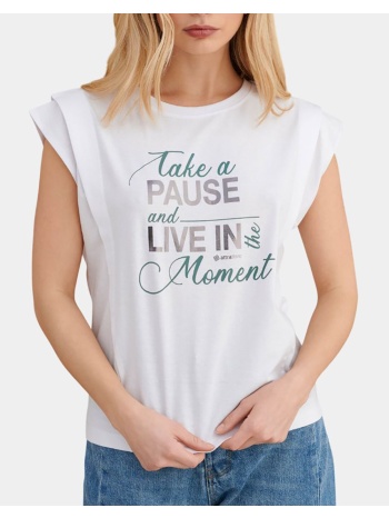 attrattivo μπλουζα 9923146-leyko white