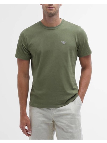 barbour μπλουζα t-shirt κ/μ mts0331-brol39 olive
