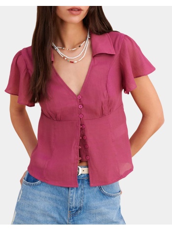 attrattivo πουκαμισο 9923174-cherr darkpink