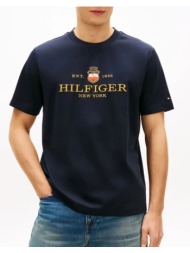 tommy hilfiger icon graphic tee mw0mw42302-dw5 darkblue
