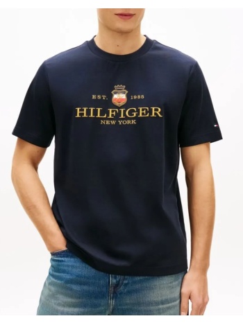 tommy hilfiger icon graphic tee mw0mw42302-dw5 darkblue