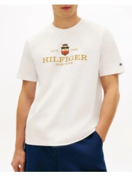 tommy hilfiger icon graphic tee mw0mw42302-ybr white