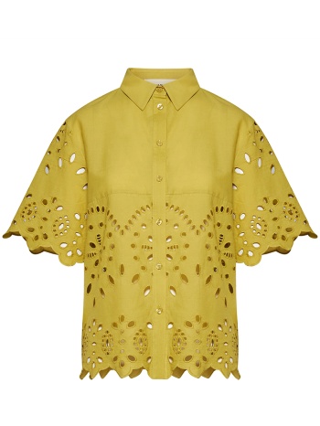 silvian heach shirt darim gpp26298ca-mango mint mixed