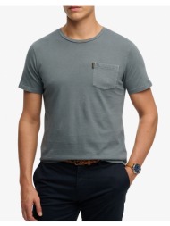 superdry d2 ovin classic essential pocket tee μπλουζα ανδρικο m1012206a-6lp steelblue