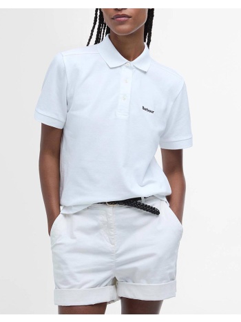 barbour μπλουζα polo lml0886-brwh11 white