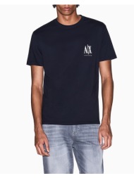 armani exchange t-shirt xm000365af12308-ub101 navyblue