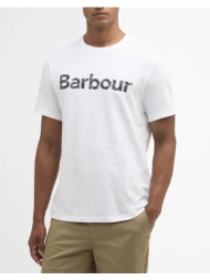 barbour μπλουζα t-shirt κ/μ mts1560-brwh11 white