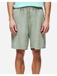 dirty laundry regular linen bermuda dlmb000112-vintage greige gray