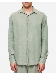 dirty laundry classic linen shirt dlms000134-vintage greige gray