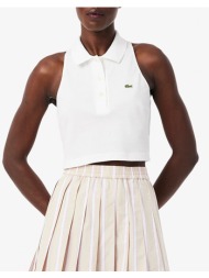 lacoste μπλουζα πολο χμ polo ns 3pf3123-001 white