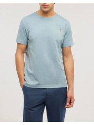 trussardi regular fit chromed greyhound t-shirt mts14j02-024 skyblue