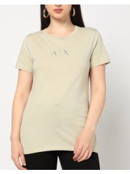 armani exchange t-shirt xw001459af10356-u6275 biege