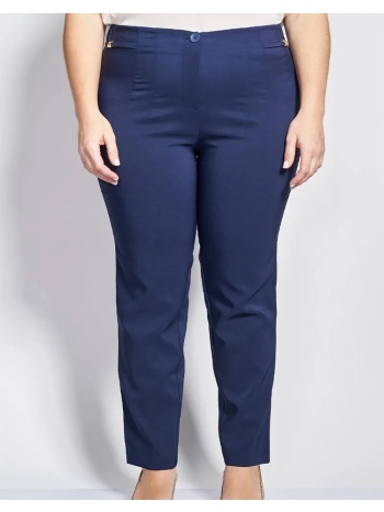 parabita κρεπ παντελόνι slim fit 012610200319-003 darkblue