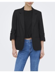 only onlgoa 3/4 unline linen bl blazer cc tlr 15363727-black black