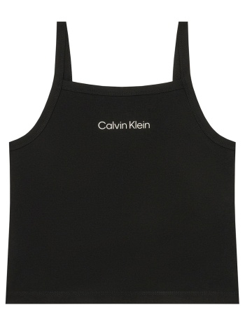 calvin klein punto strap top lvcksjb12g-8y-16y-beh black σε προσφορά