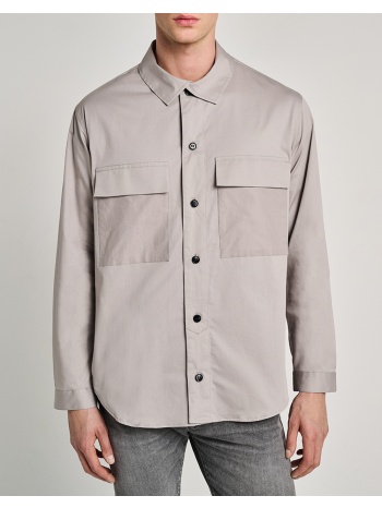 staff soul man overshirt 95%co 5%ea 61-101.055-ν9947 gray σε προσφορά