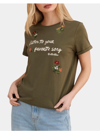 attrattivo μπλουζα 9923148-xaki khaki