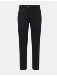 pinko bello pantalone lino stretch 100155a34i-z99 black