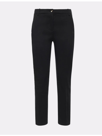 pinko bello pantalone lino stretch 100155a34i-z99 black