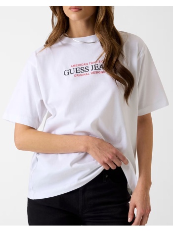 guess jeans gj ss cn os american tr tee μπλουζα γυναικειο σε προσφορά