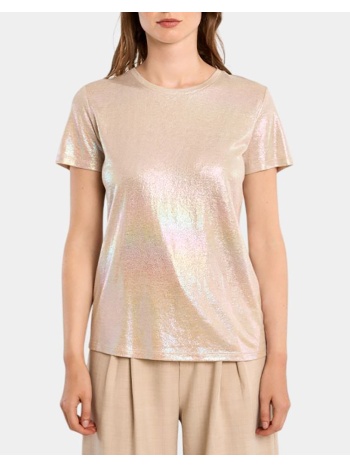 molly bracken ladies knitted tee ts103ep-beige biege σε προσφορά