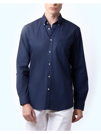 the bostonians πουκαμισο ποπλινα regular fit plain poplin σε προσφορά