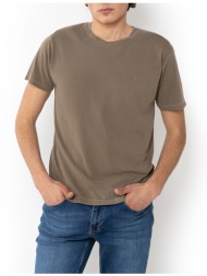 the bostonians μπλουζα t-shirt delave regular fit 3ts1250-cigar cappuccino