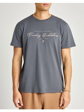 funky buddha t-shirts fbm013-022-04-dk grey darkgray